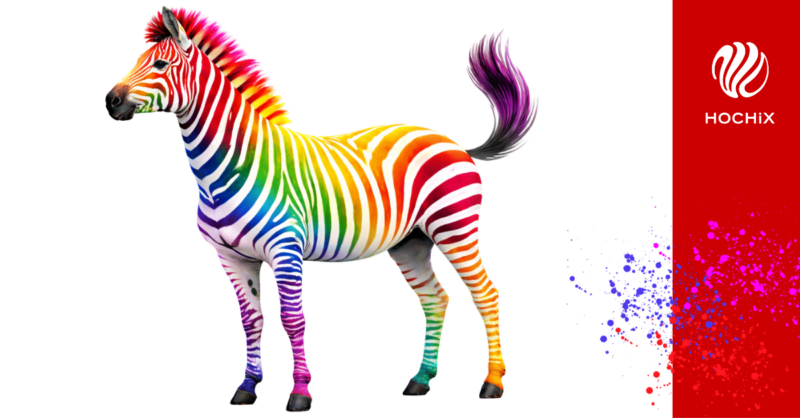 Das bunte Zebra: Anderssein in einer Haflinger-Welt